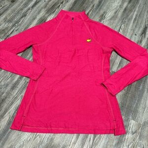 Masters Magnolia Lane Tech Ladies Hot Pink Performance Quarter Zip Pullover XS